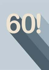 Eye catching 60th card perfect for making a statement! created by Amy Munro