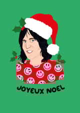 Noel Fielding - Great British Bake Off - Baking Show - Christmas Santa Card created by PonyChops