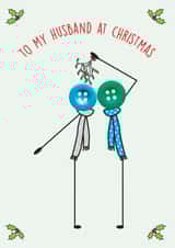 To my husband at Christmas card 1001 created by mrs L cards