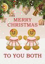 GINGERBREAD CHRISTMAS COUPLE created by Mo&Co