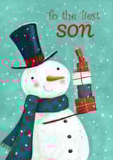 To the Best SON This Christmas Snowman created by Dale Simpson
