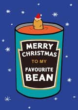 Human bean christmas card 1000 created by Kewl cards