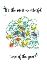 Christmas Lights Christmas Card created by tat does it cards