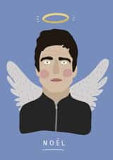 Noel Gallagher angel created by Belly Flops 