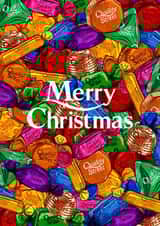 Merry Christmas Quality Street Chocolate Card created by Tiny Tiger