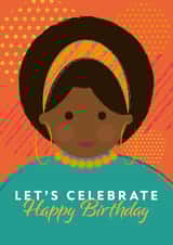 Happy Birthday Let's Celebrate Card created by X, Y & Z Design