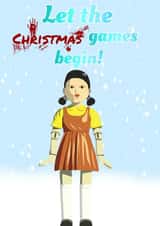 Squid Game Christmas Card created by Caitlins Creations