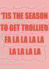 Trollied christmas card created by IllustrationsByEll
