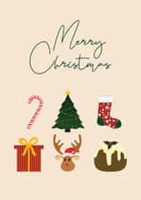 Christmas icon card created by IllustrationsByEll