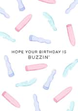 Hope Your Birthday is Buzzin' Birthday Card created by Debora Sofia