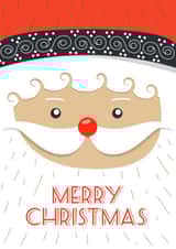 Merry Christmas from an up-close Santa created by RedNosedBadger