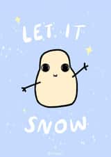 Chazzle 'Let It Snow' Christmas Card created by Charlotte Watts