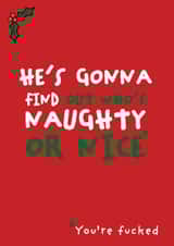 Santa Claus is coming to town created by Dog Came To Stay