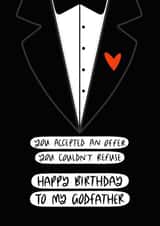 Happy Birthday Godfather Card created by Muses & May 