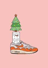Christmas trainer 1000 created by Anna Smith Design
