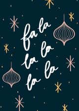 Fa la la la la it’s Christmas  created by Jessica Skinner