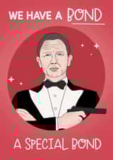 James Bond card created by Lucy Rose Party