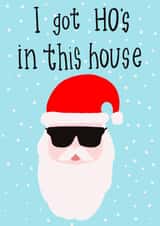 Cheeky santa card created by Kavita