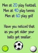 Funny pun for men husband fiancé birthday card created by Anxious Skribbles