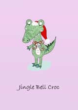 Jingle Bell Croc created by Quack Animal Art