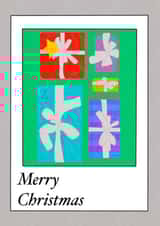 Christmas presents card created by EM designs 
