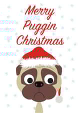 Merry Puggin Christmas created by Stripey Cats