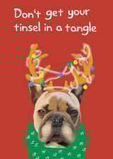 Frenchy Tinsel Card created by Yamaste Art