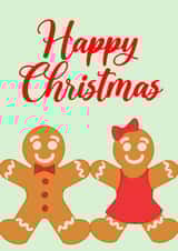 Gingerbread Couple card created by Stitch Me Up