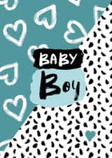 Baby boy hearts  created by Karin van der Vegt