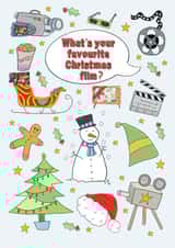 Favourite Christmas Film created by The Illustrated Saying
