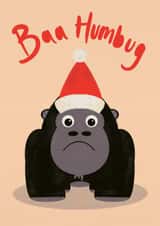 Baa Humbug Gorilla created by Stripey Cats