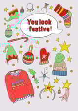 Festive Jumper Card created by The Illustrated Saying