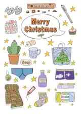 Christmas gift card created by The Illustrated Saying