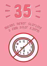 35 means... - Happy Birthday Card created by @Laura Lonsdale Designs