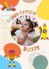Personalised Birthday Photo Card created by Lovelier - happy birthday daddy photocard