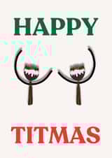 HAPPY TITMAS CHRISTMAS CARD created by Jazzy Doodles do