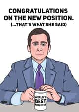 Congratulations on the New Position  created by Bubble&Cheek