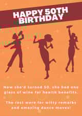 Funny 50th Birthday Card 1016 created by SIMO 08