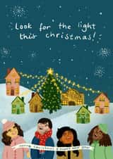 Look For The Light Christmas Card created by Cards Inc.lusive