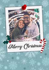 Personalised Christmas Photo Card created by The Girl Next Draw Cards - Merry Christmas 1000