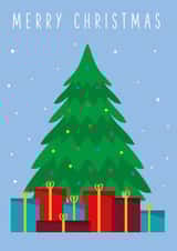 Cute Christmas Tree and Presents Card created by davewdesign