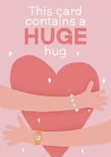 Huge Hug Thinking Of You Card created by Cheeky Kards