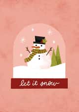 Let it Snow created by Collyn Wooden Illustration
