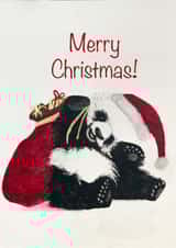 Panda Santa! 1001 created by Francesca Emily Art