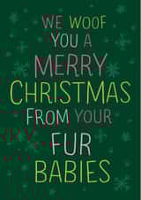 Unique Chirstmas card for hoomans with more than one dog created by Poodle Pip