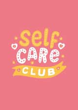 Self Care Club Friendship Card created by @studio27eleven