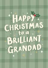 Brilliant Grandad Christmas Card created by Macie Dot Doodles