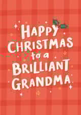 Brilliant Grandma Christmas Card created by Macie Dot Doodles