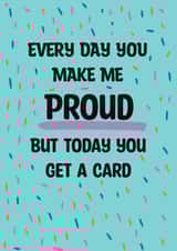 Congratulations proud of you card  created by the.printclub