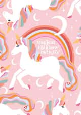 Magical Rainbow Unicorn Birthday  created by Kate Fox